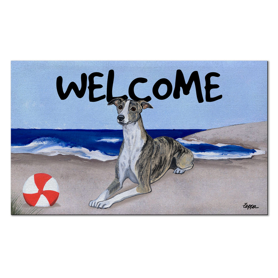 Whippet Welcome Mat