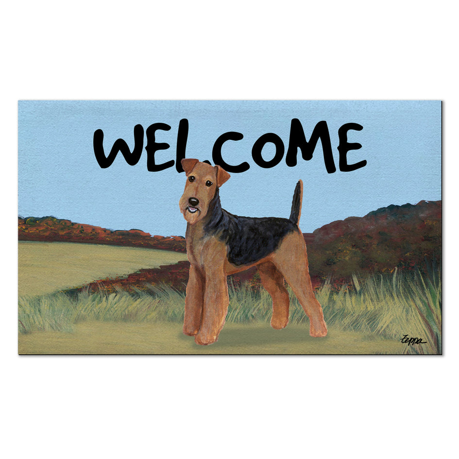 Airedale Terrier Welcome Mat