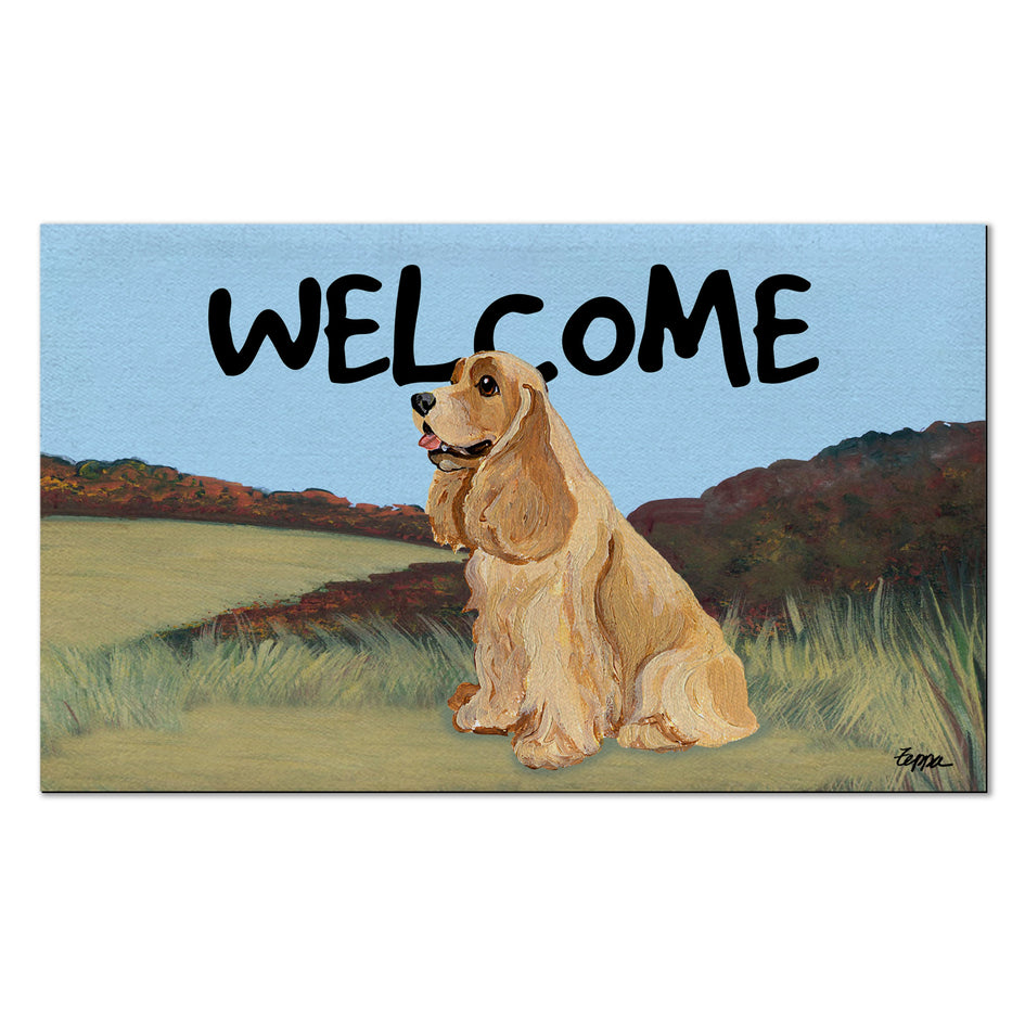 Cocker Spaniel Welcome Mat