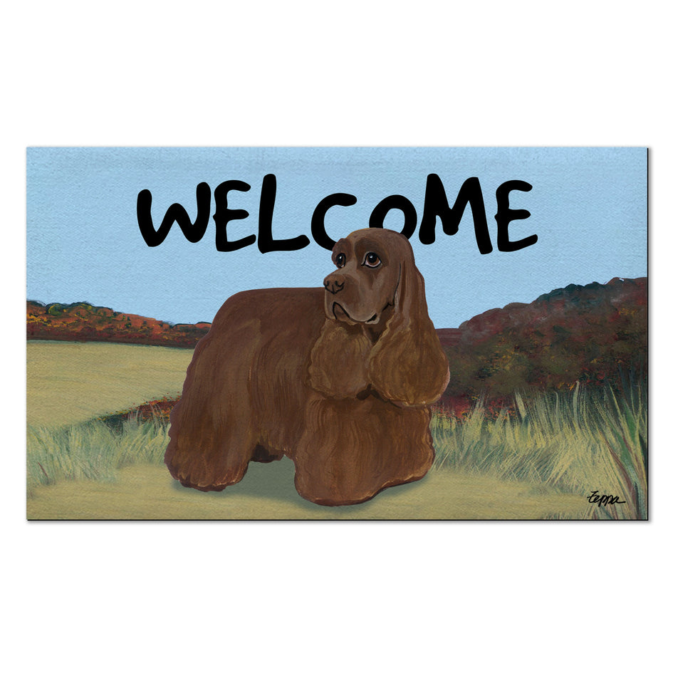 Cocker Spaniel Welcome Mat