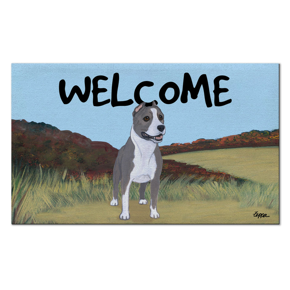 American Staffordshire Terrier Welcome Mat