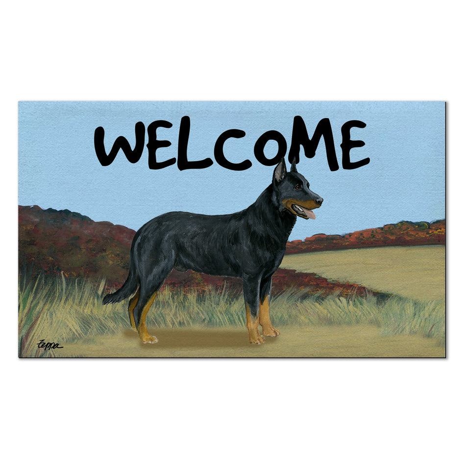 Beauceron Welcome Mat