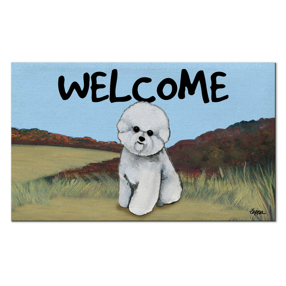 Bichon Frise Welcome Mat