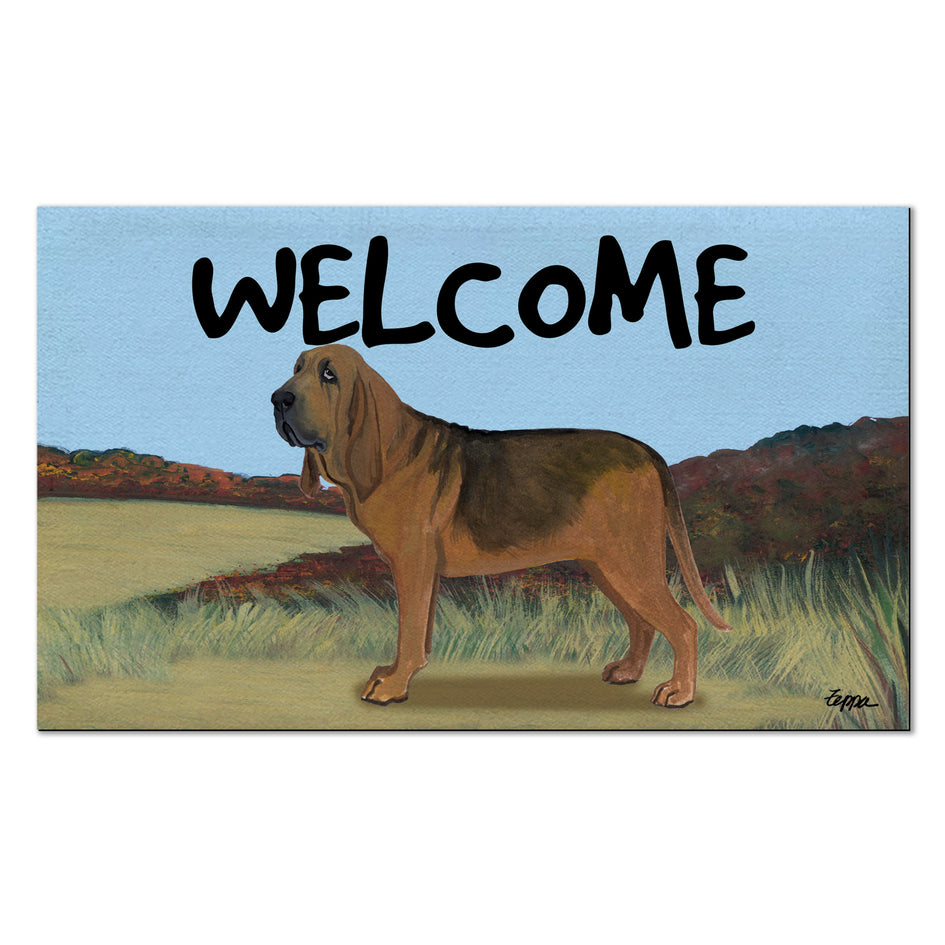 Bloodhound Welcome Mat