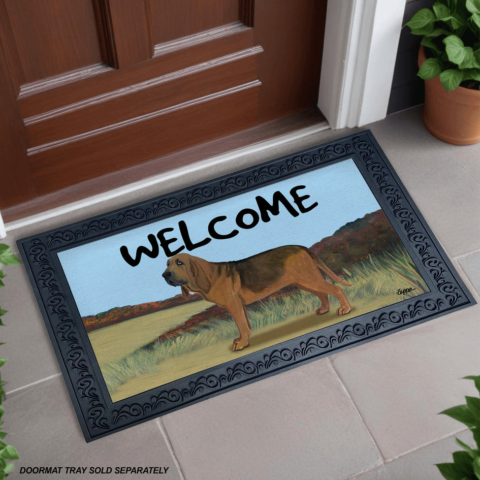 Bloodhound Welcome Mat