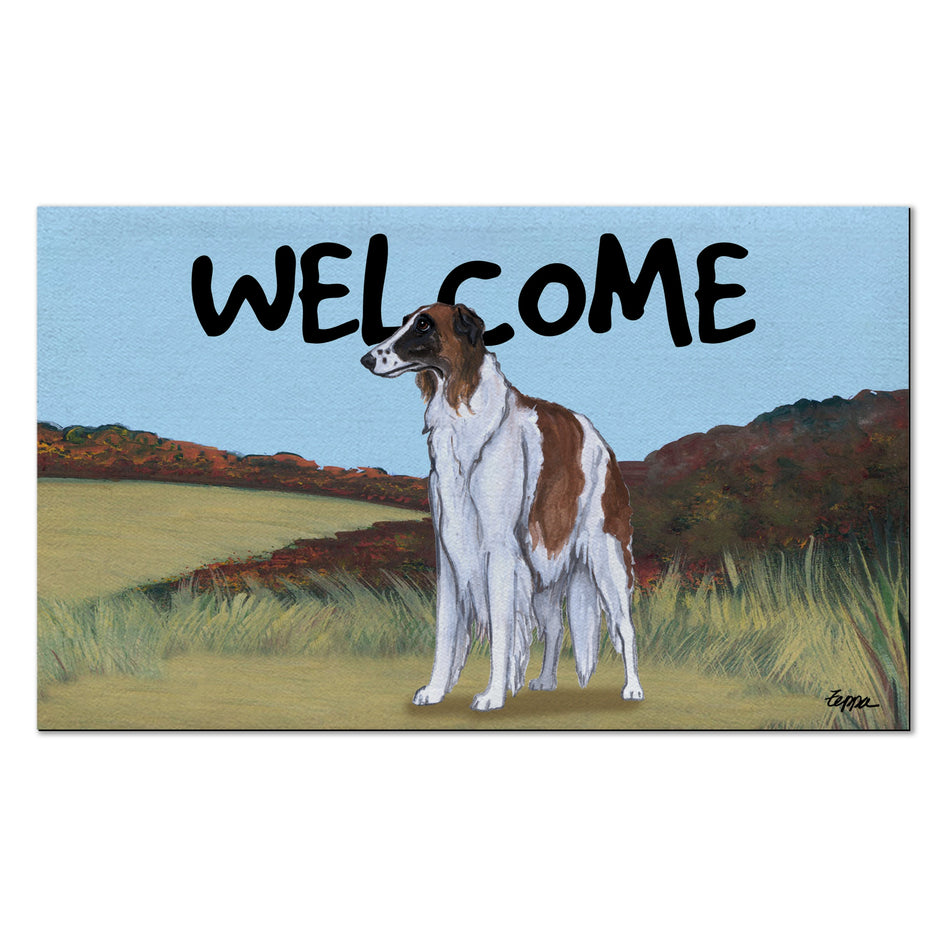 Borzoi Welcome Mat