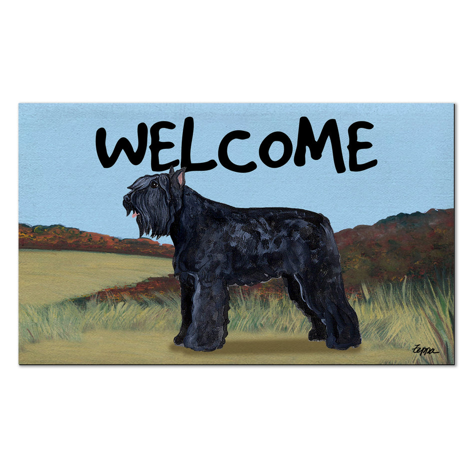 Bouvier des Flandres Welcome Mat