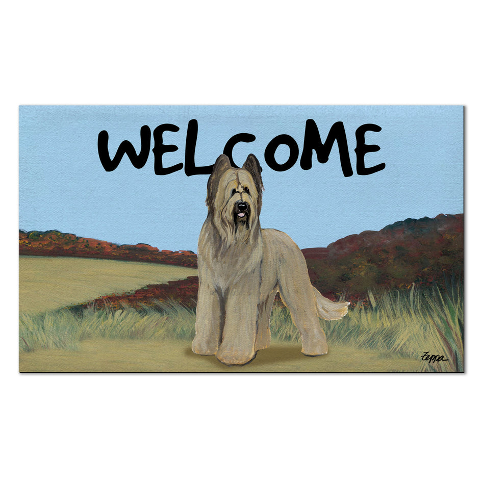 Briard Welcome Mat