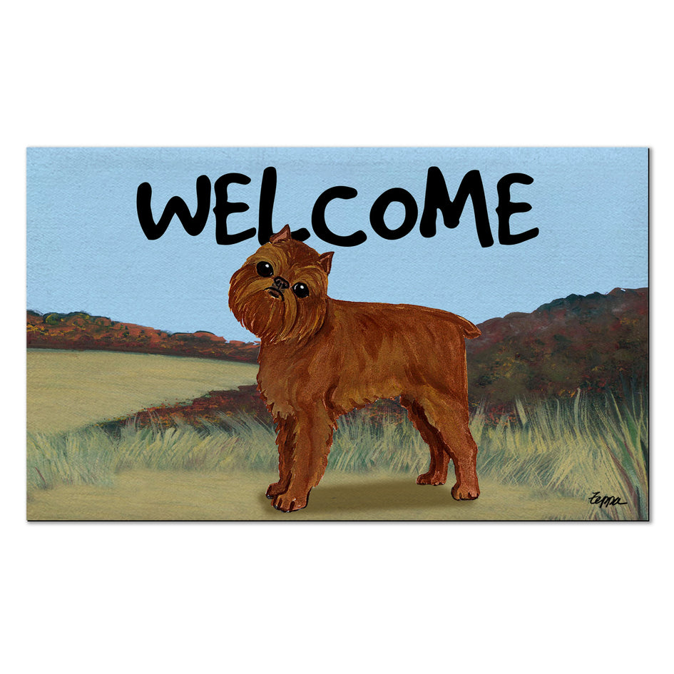 Brussels Griffon Welcome Mat