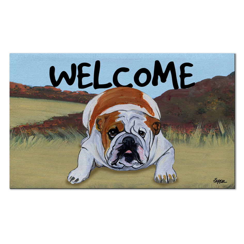 Bulldog Welcome Mat