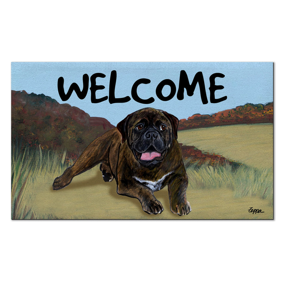 Bullmastiff Welcome Mat