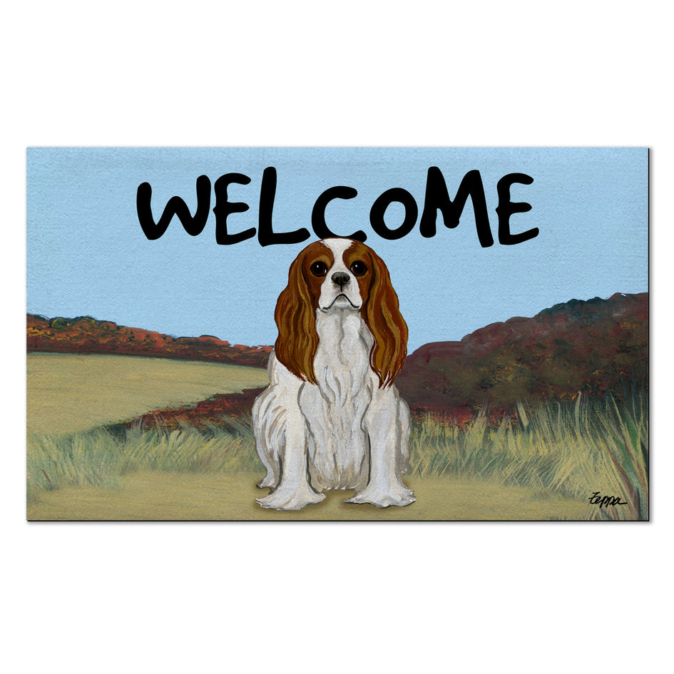 Cavalier King Charles Spaniel Welcome Mat