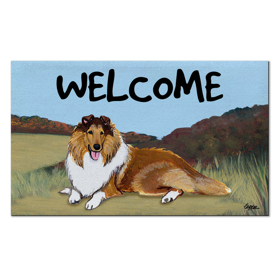 Collie Welcome Mat