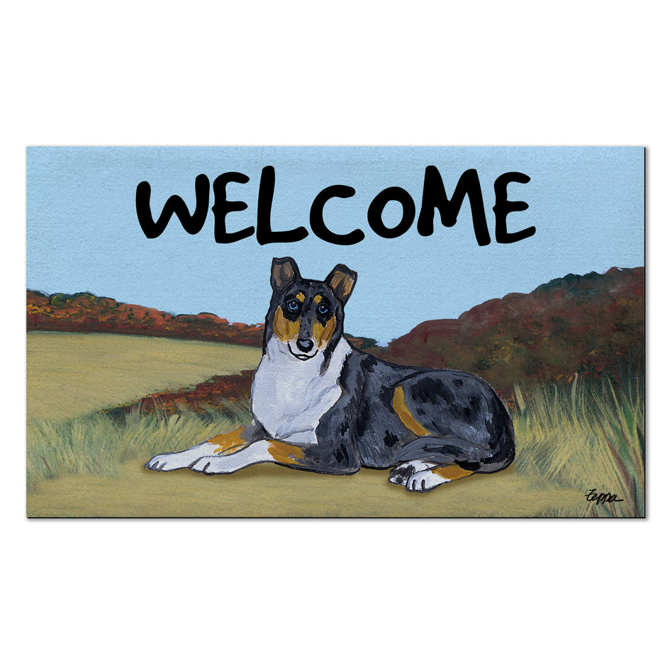 Collie Welcome Mat