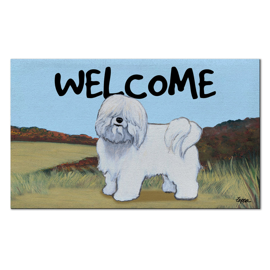 Coton de Tulear Welcome Mat