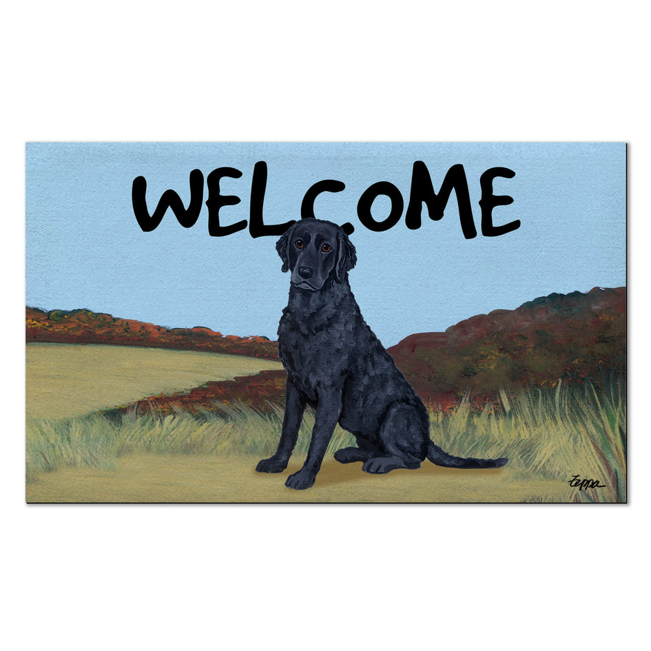 Curly-Coated Retriever Welcome Mat