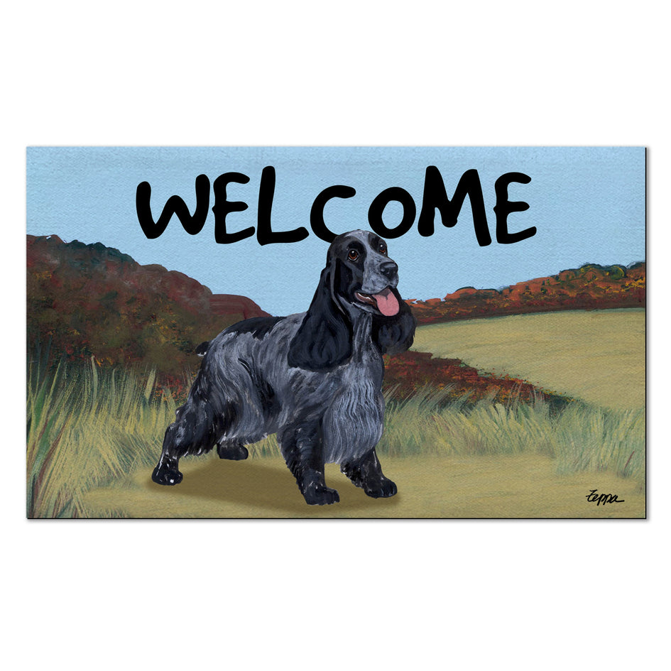 English Cocker Spaniel  Welcome Mat