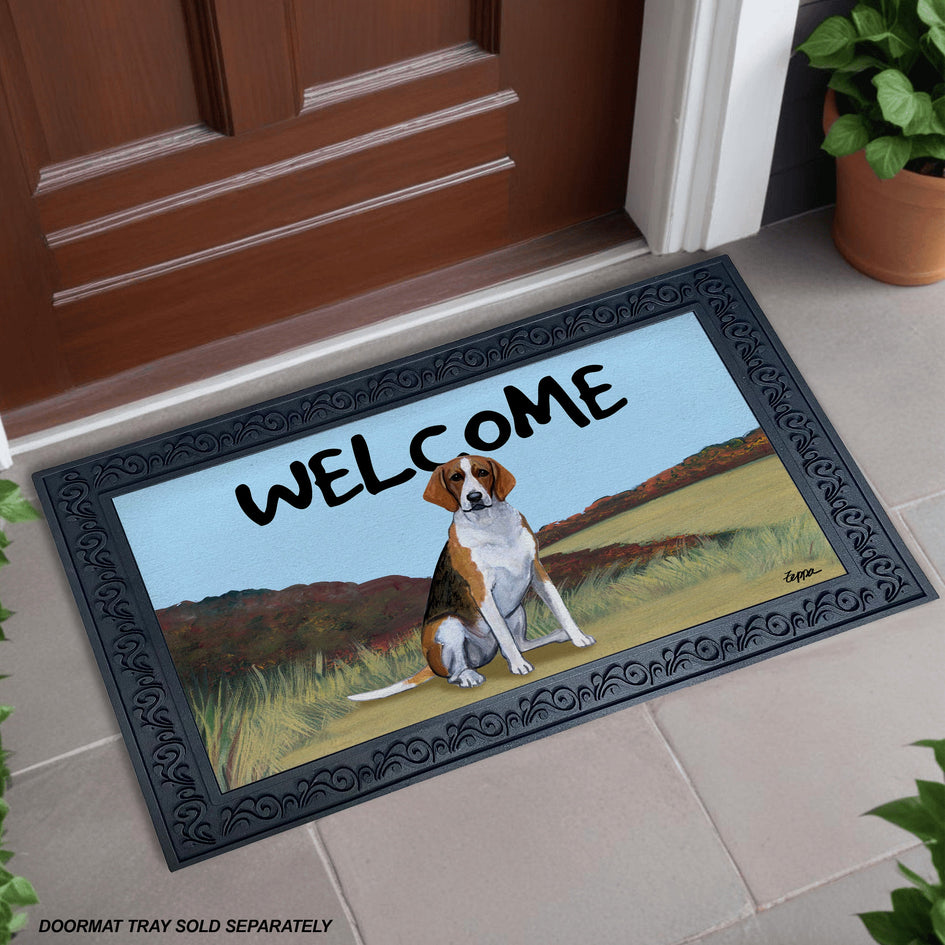 American Foxhound Welcome Mat