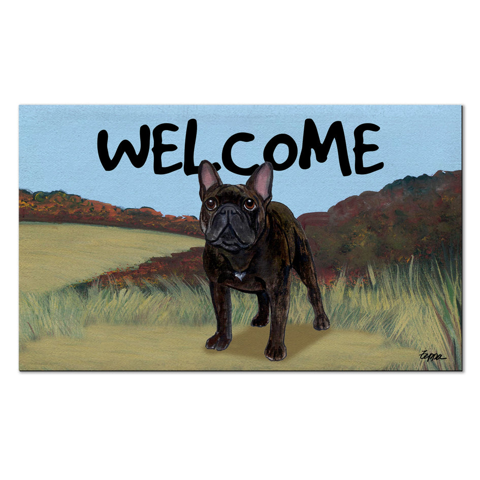 French Bulldog Welcome Mat