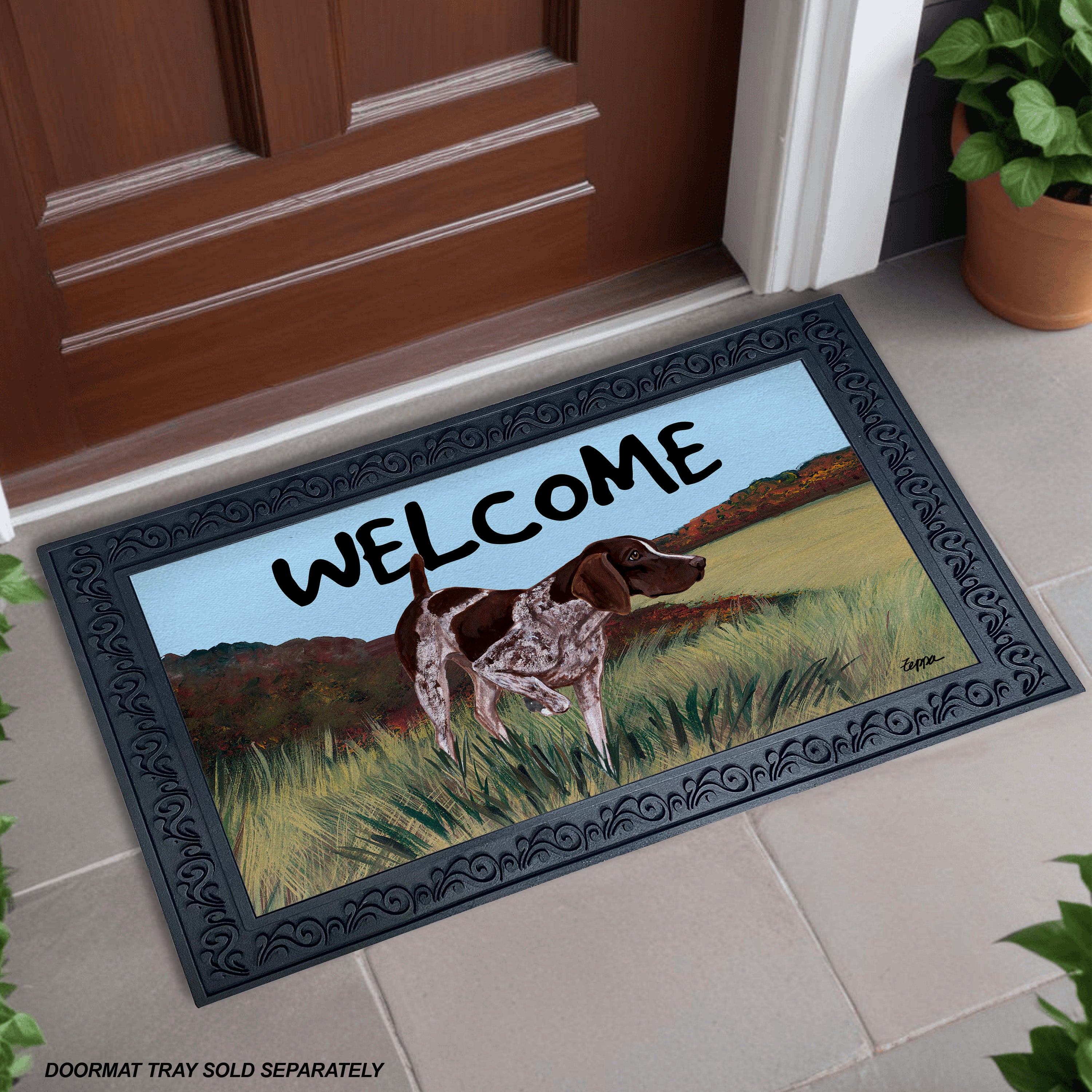 German Pointer Welcome Mat | AKC Shop