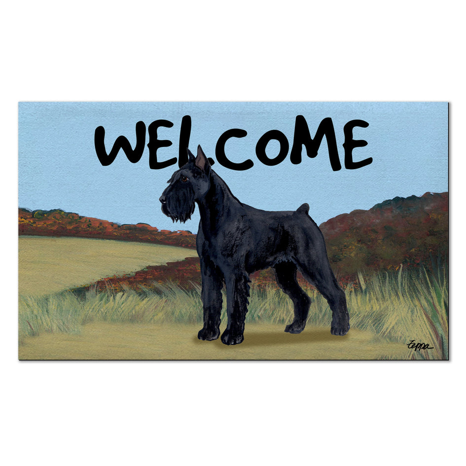 Giant Schnauzer Welcome Mat