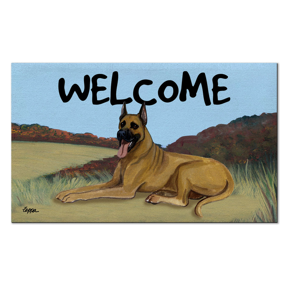 Great Dane Welcome Mat