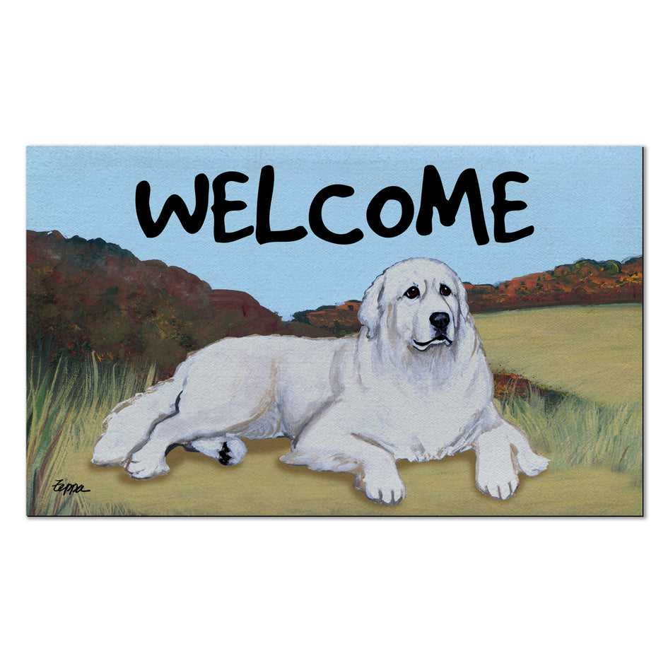 Great Pyrenees Welcome Mat