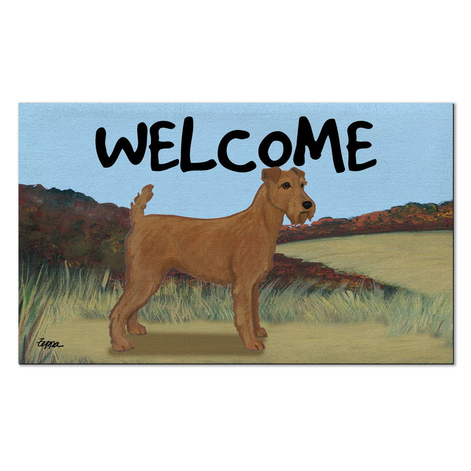 Irish Terrier Welcome Mat