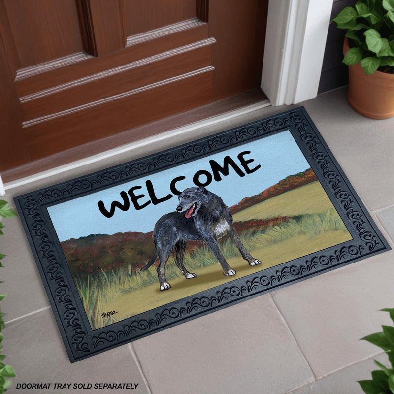 Irish Wolfhound Welcome Mat