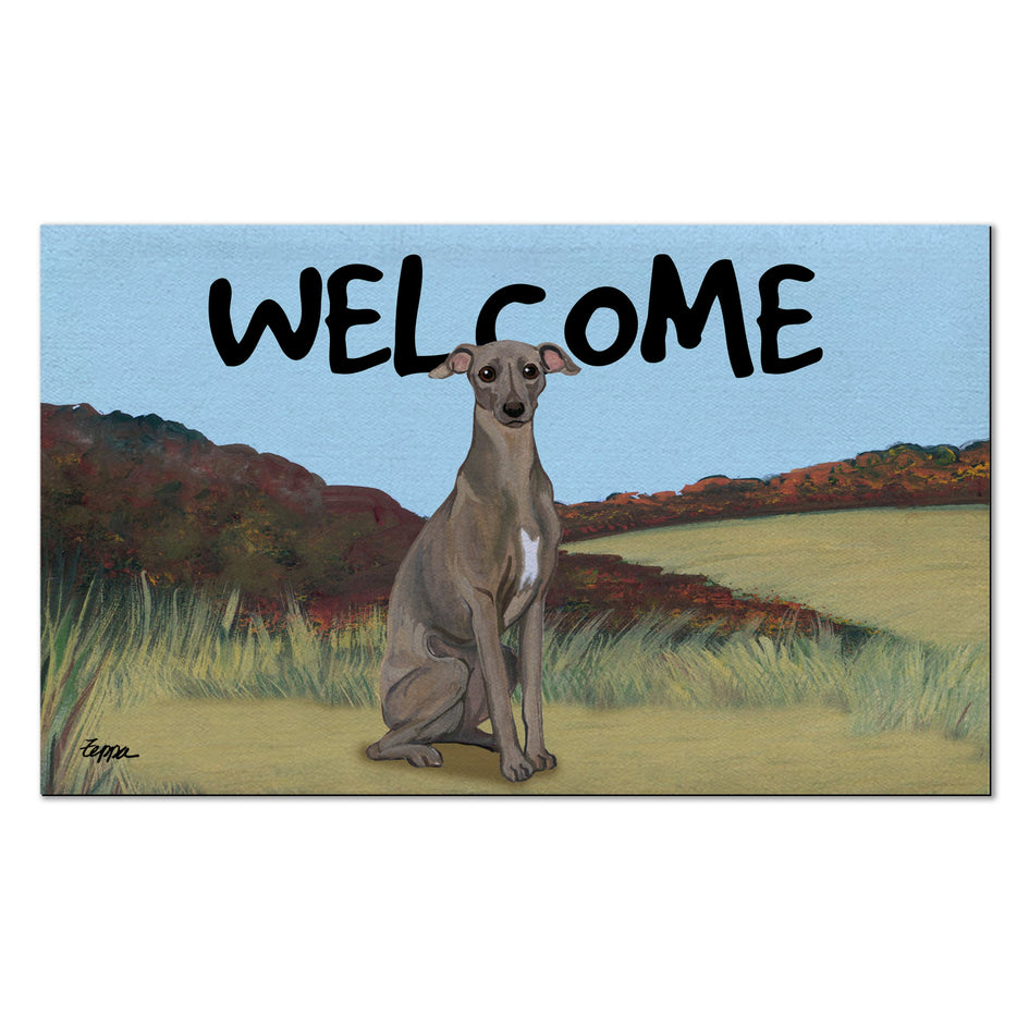 Italian Greyhound Welcome Mat