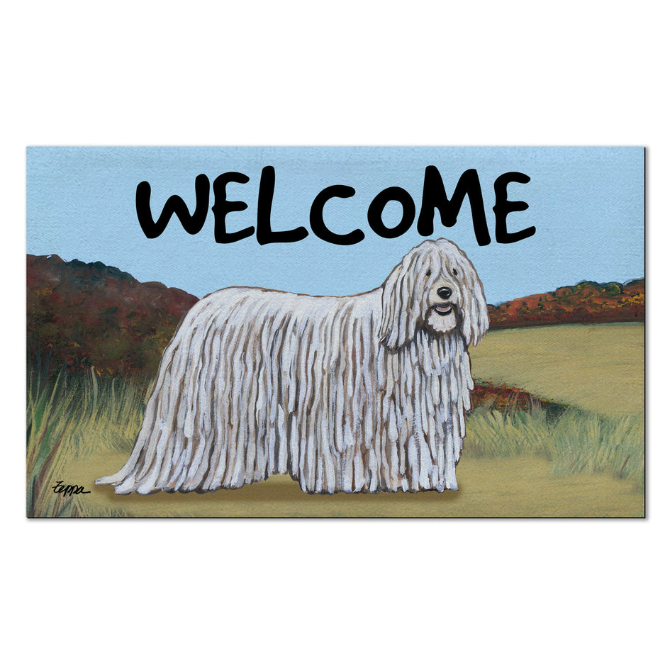 Komondor Welcome Mat