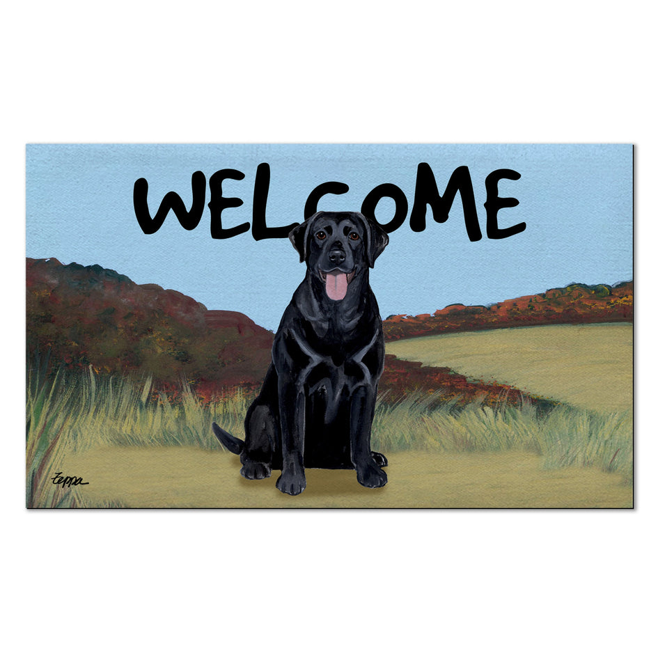 Labrador Retriever Scenic Welcome Mat