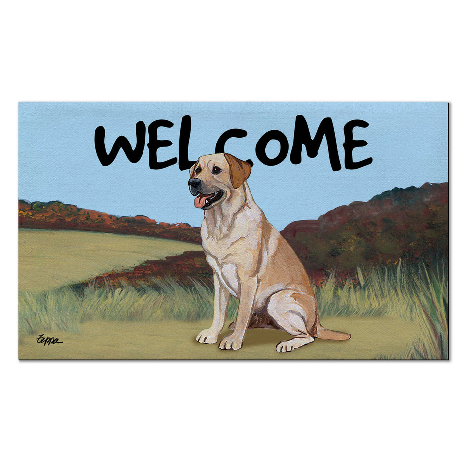 Labrador Retriever Scenic Welcome Mat