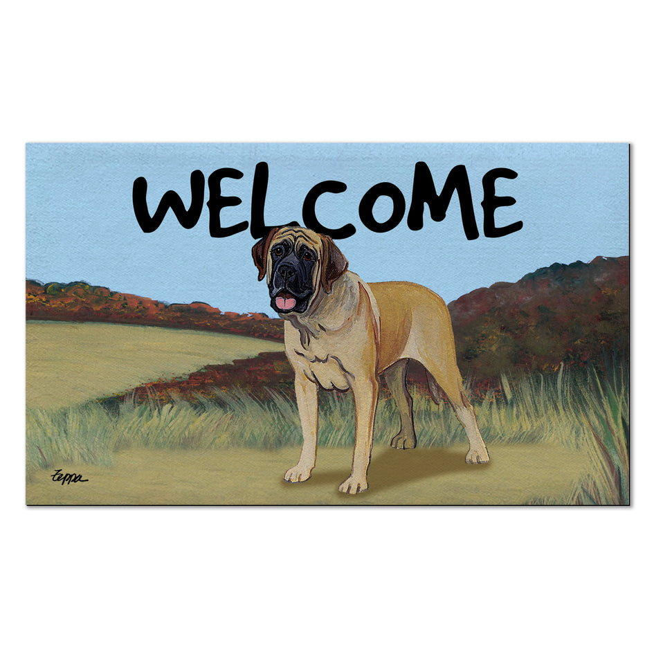 Mastiff Welcome Mat