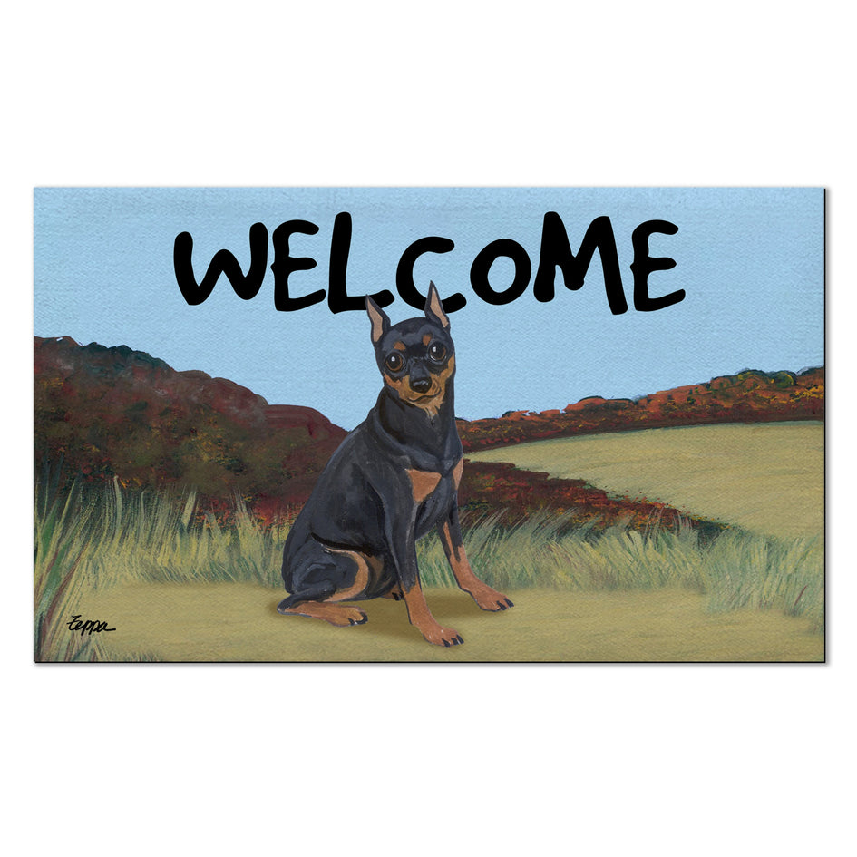 Miniature Pinscher Welcome Mat