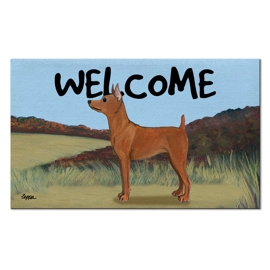 Miniature Pinscher Welcome Mat