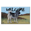Norwegian Elkhound Welcome Mat