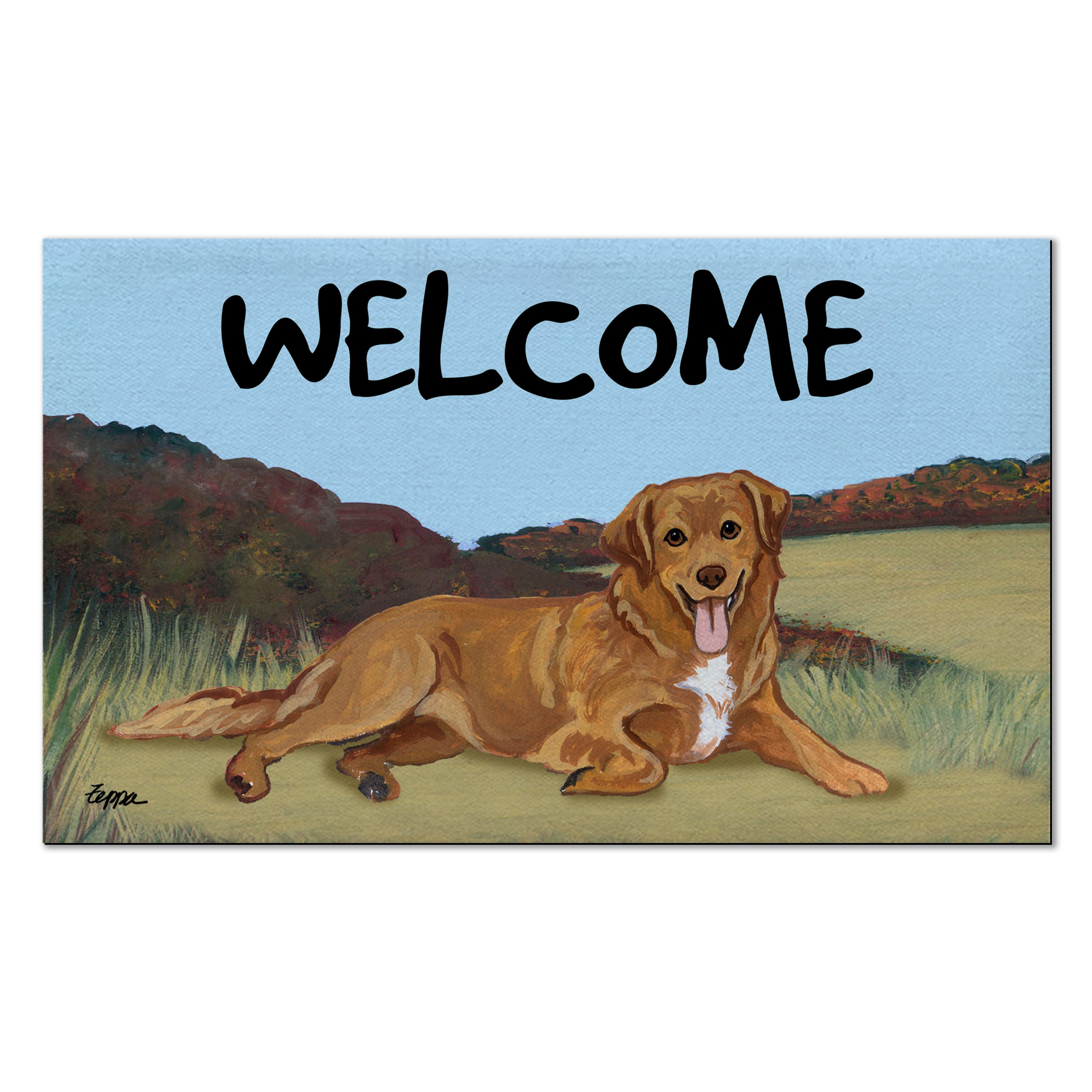 Nova Scotia Duck Tolling Retriever Welcome Mat | AKC Shop
