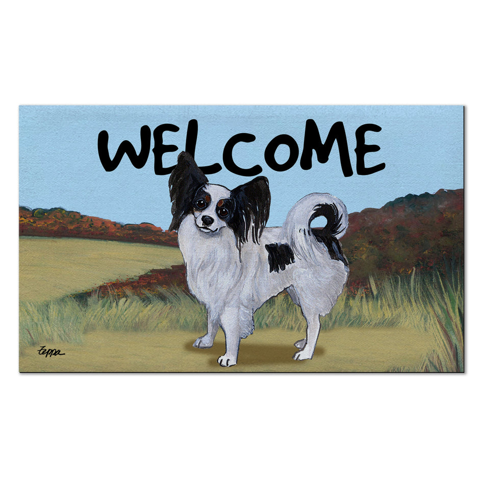 Papillon Welcome Mat