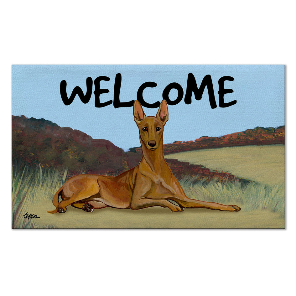 Pharaoh Hound Welcome Mat