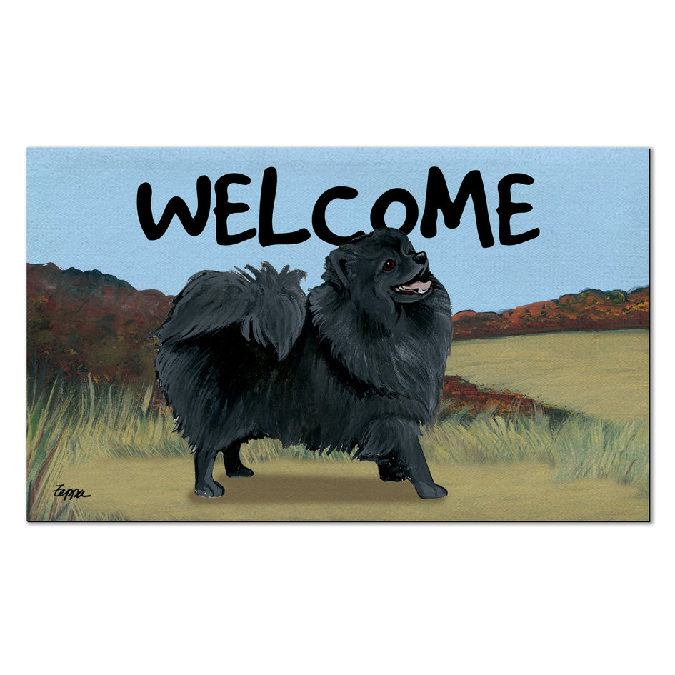 Pomeranian Welcome Mat