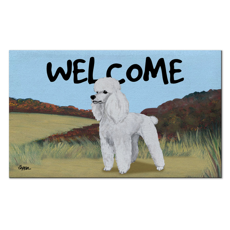 Poodle Welcome Mat