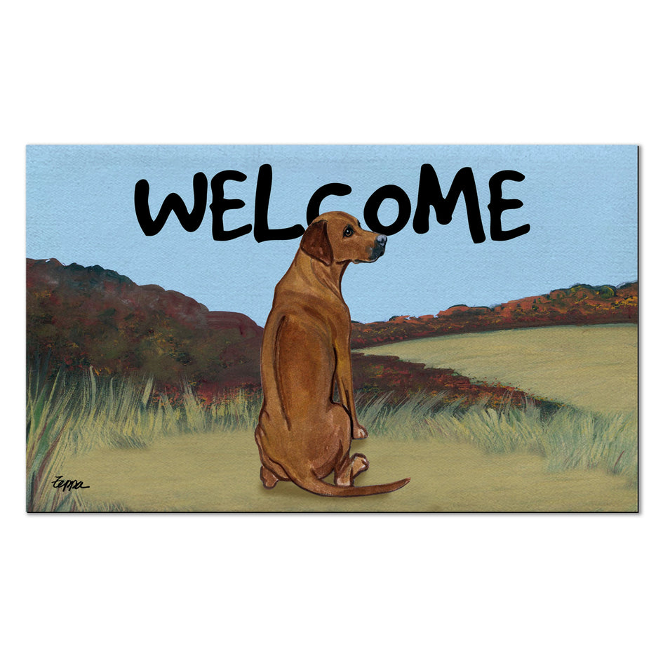 Rhodesian Ridgeback Welcome Mat