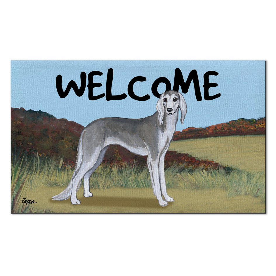 Saluki Welcome Mat