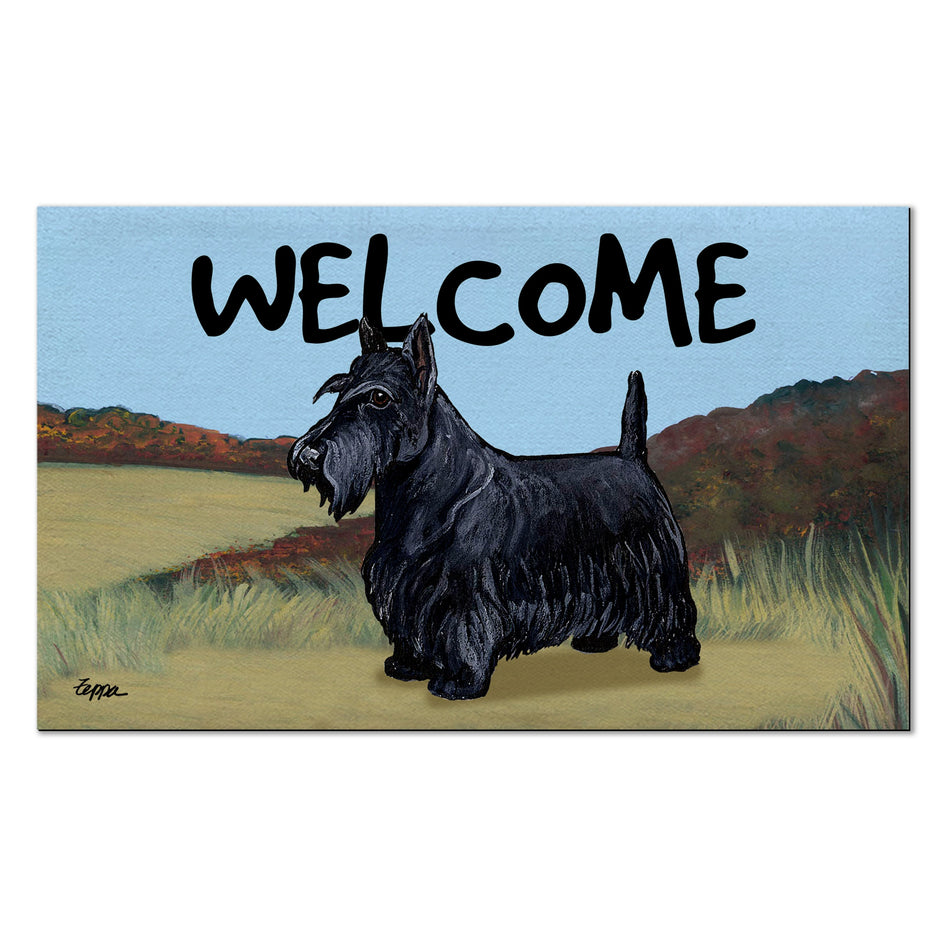 Scottish Terrier Welcome Mat