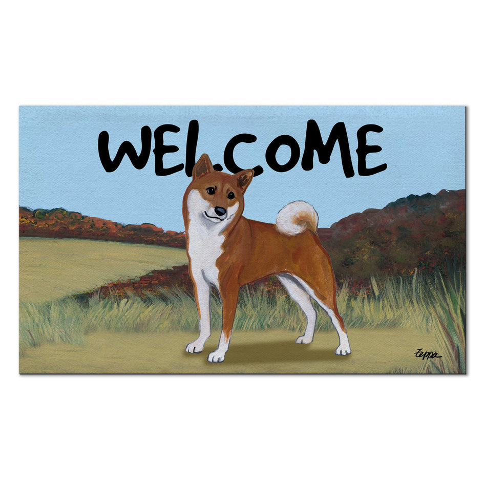 Shiba Inu Welcome Mat