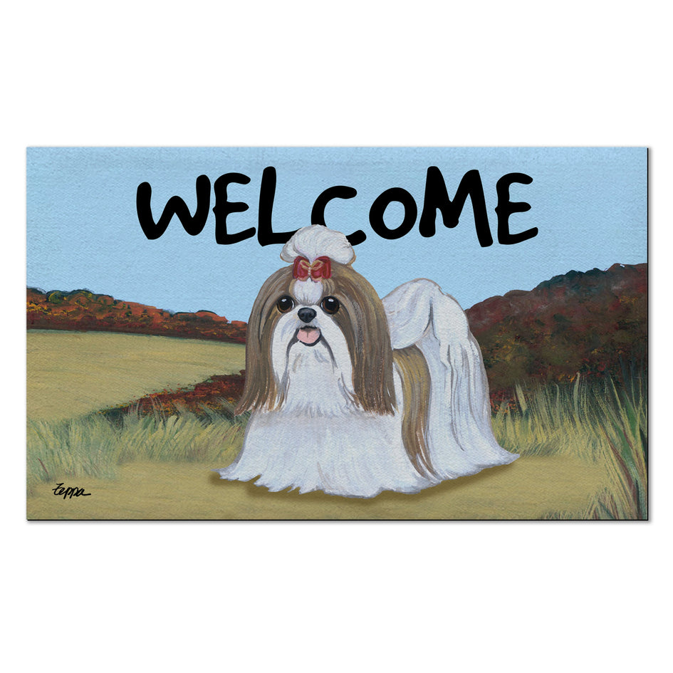 Shih Tzu Welcome Mat