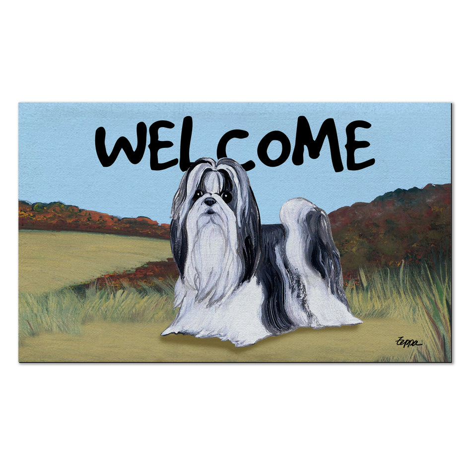 Shih Tzu Welcome Mat