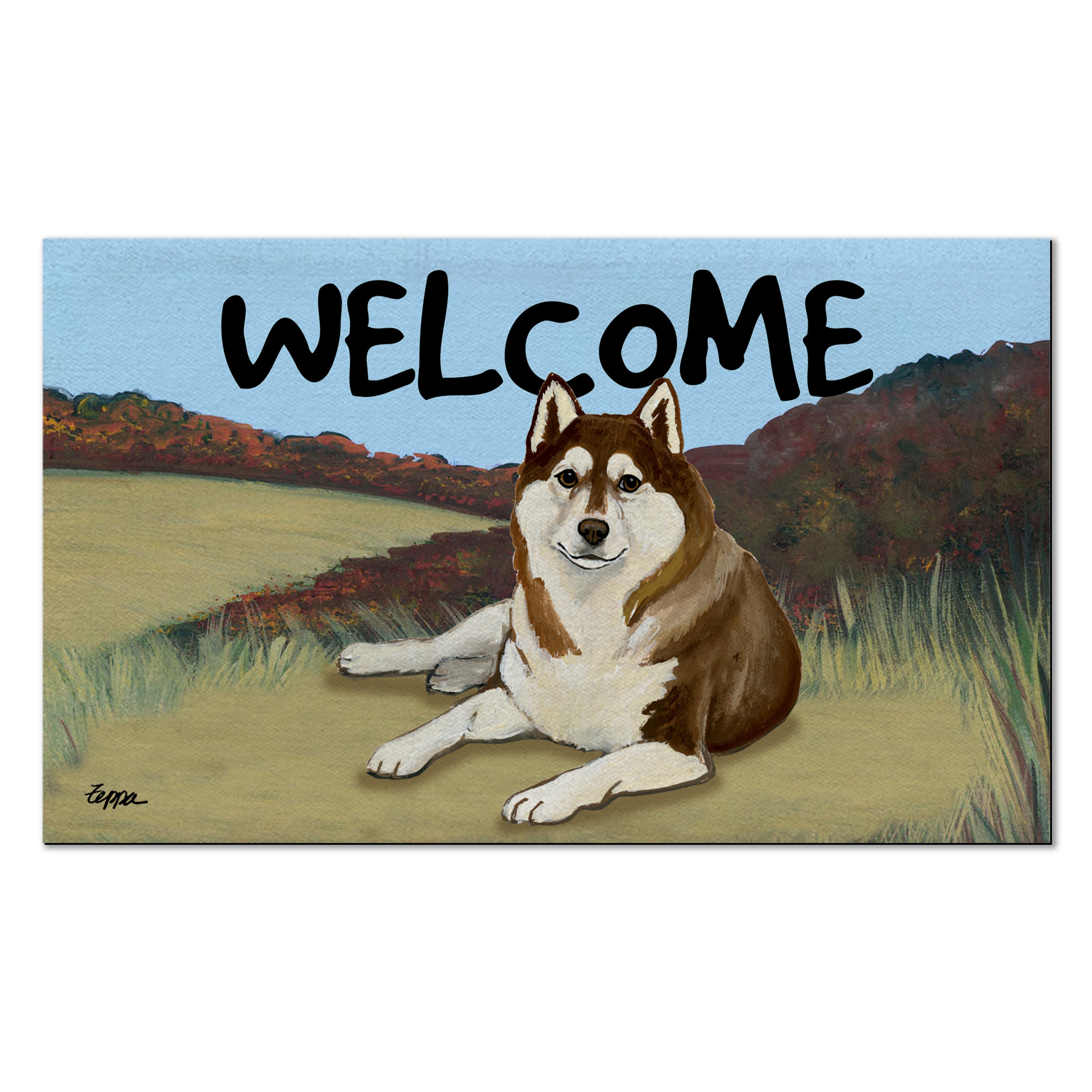 HUSKY VOICE ソノシート　格安 Siberian Husky Welcome Mat | AKC Shop