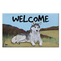 Siberian Husky Welcome Mat